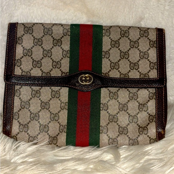 Authentic Gucci Mono Pouch - Picture 3 of 10